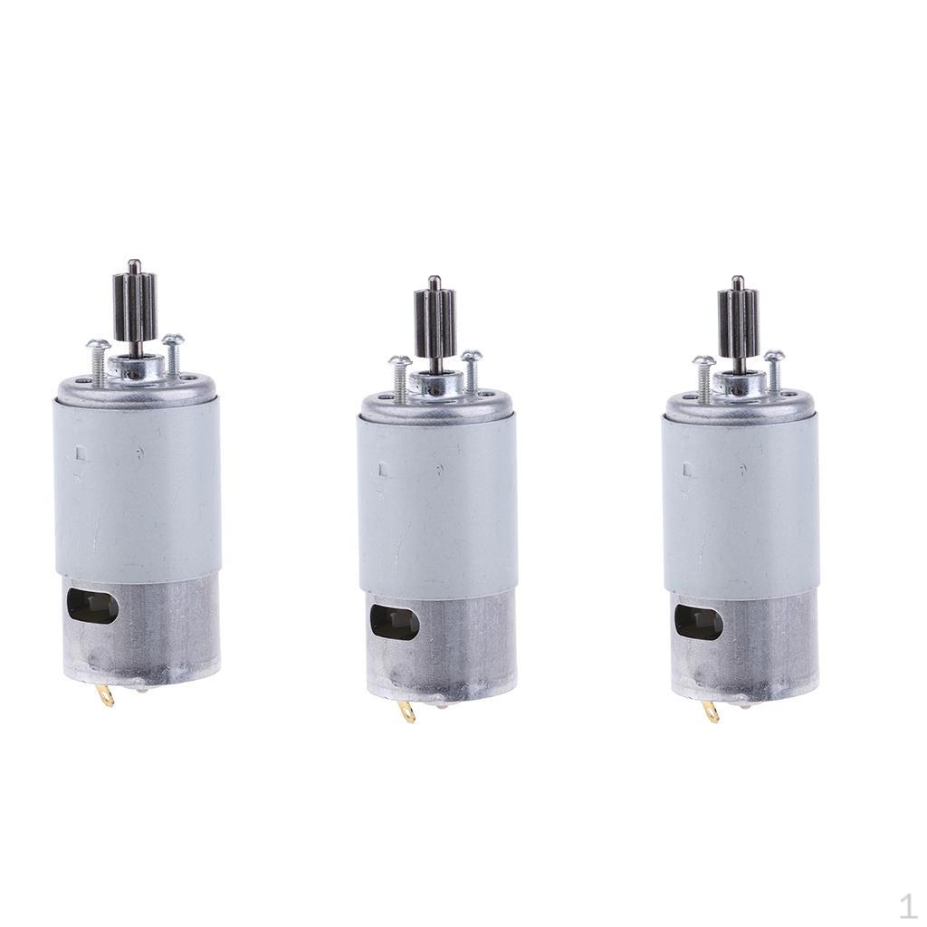 

3pcs Motor Accessory Children Electric Car DC 12V 550 10