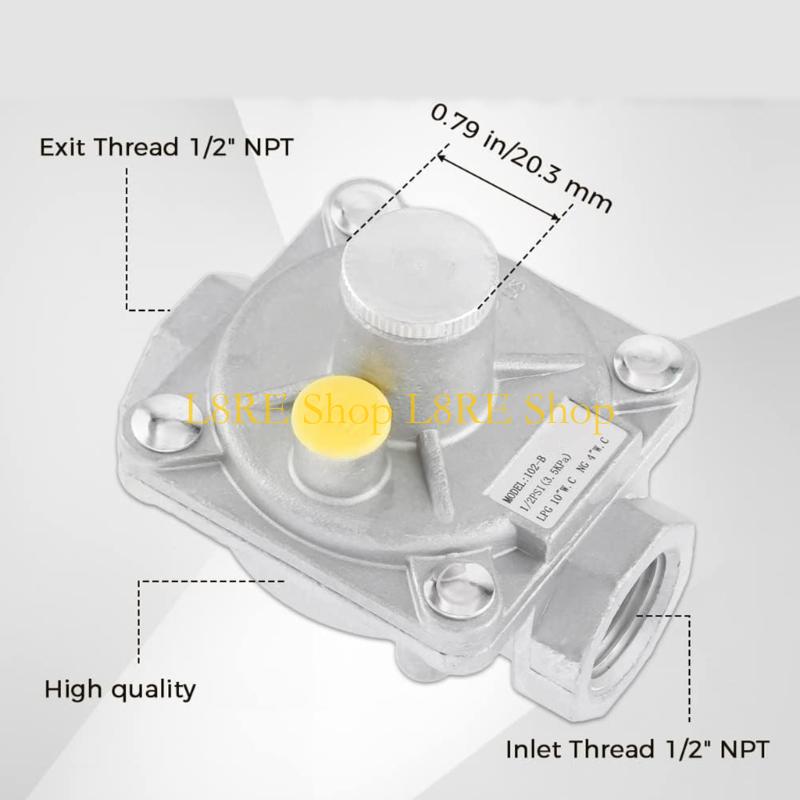 L8RE Explosions Proof Gases Regulator Low Pressure Valves Gases Regulator Conversion Adapter Suitable for Household Stove
