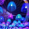 Yunan Starry Fiber Optic Jellyfish Decorative Light String