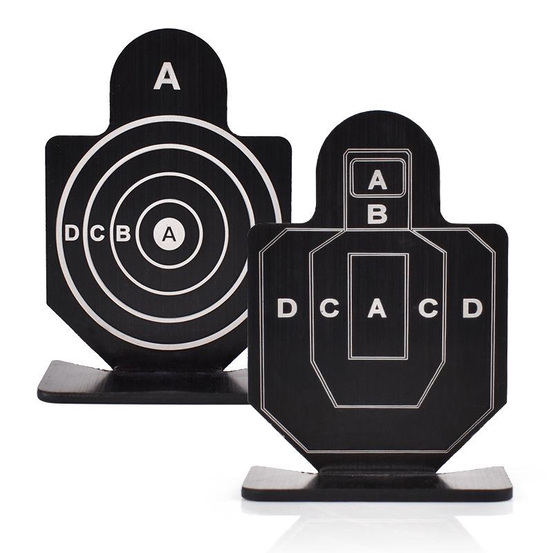 Aluminum Alloy Humanoid Soft Bullet Target for Indoor Shooting Training and Military Enthusiasts