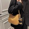 Premium sense bucket bag women's niche underarm bag 2025 new trendy fashion retro shoulder bag versatile messenger bag
