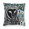 Doonouch Owl Dreaming Pillowcase Polyester Linen Velvet Creative Zip Decor Pillow Case Room Cushion Cover Wholesale
