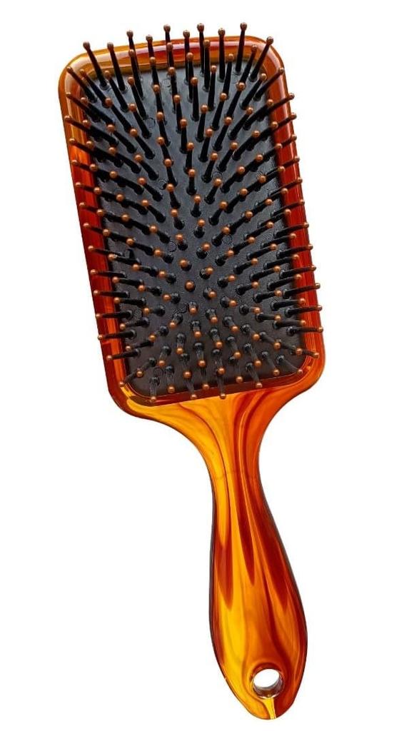 Ankita Hair Brush with Nylon Bristle, All-Purpose, Colors May Vary (144 Shell) by Chhavi Creation
