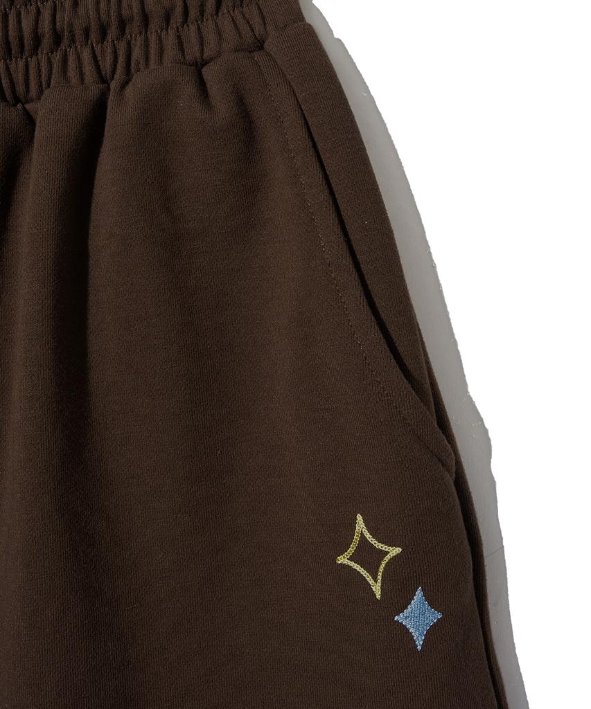 GAKKAI UNIONS Village Sweat Bermuda Pants Brown