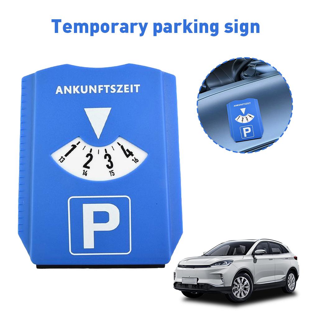 1/2pc Parking Meter According to German Road Traffic Regulation (STVO) for Cars Cardboard Parking Disc Ideal for Cars Daily Use