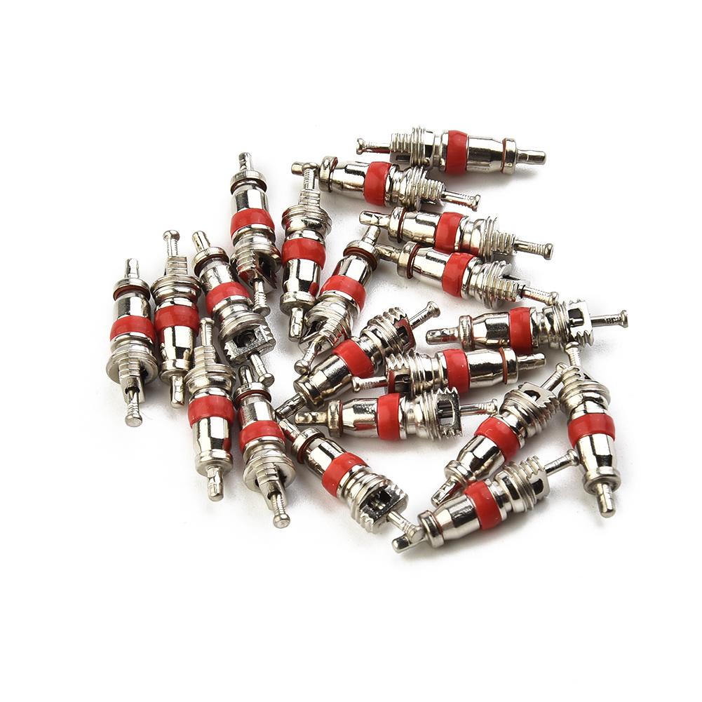 Brand New Practical Simple To Use Tyre Valve Core 20pcs/set Motorcycle Wheel Parts Replacement Set With Remover Tool