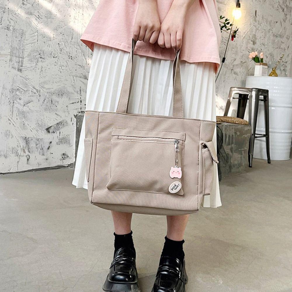 Minority Design Canvas Tote Bag Large Capacity Mommy Bag Oxford Shopping Bag Streetwear