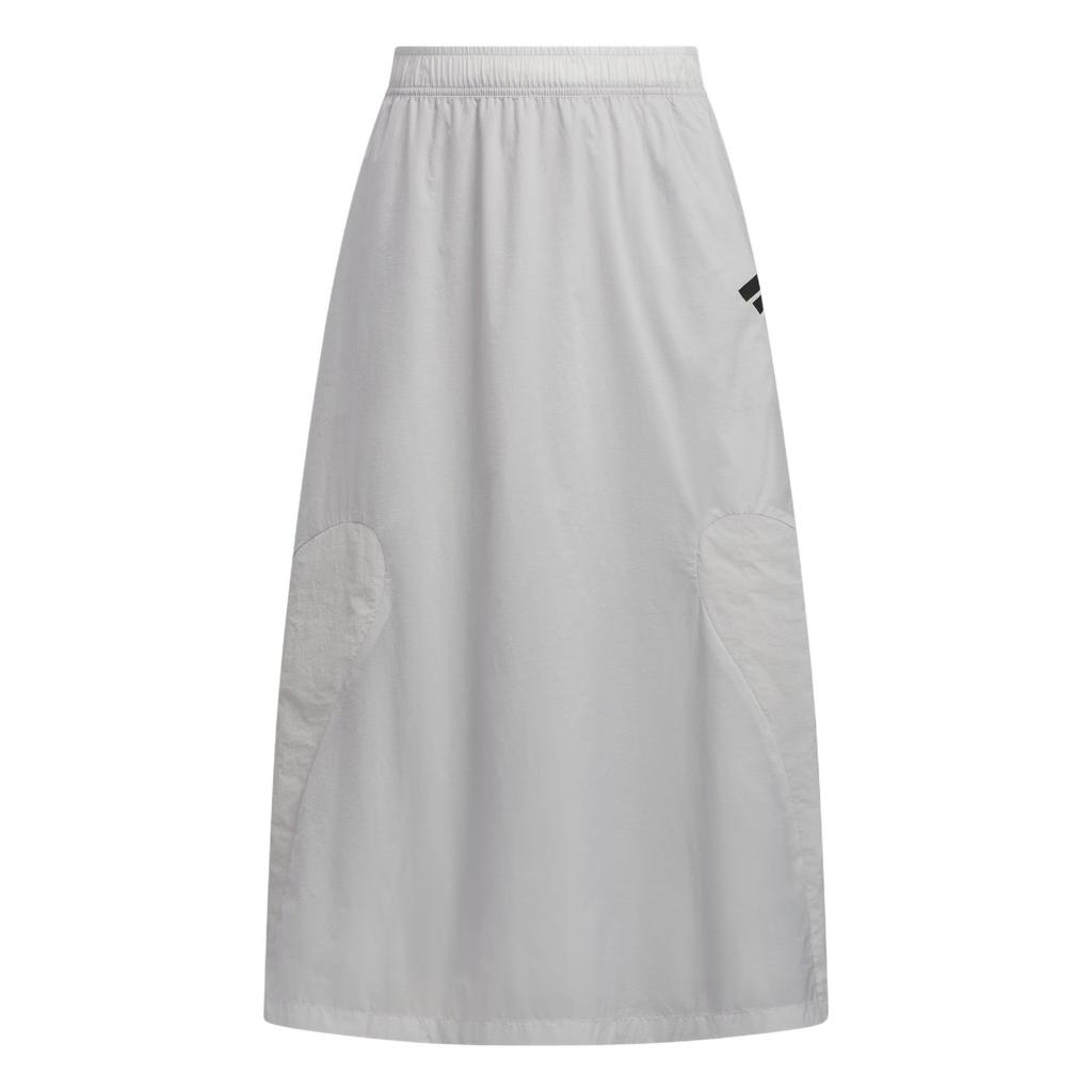 Adidas FOS Series Future Style Woven Skirt Water-Resistant Comfortable Casual Long Skirt Women skirts Light-Gray JM4270