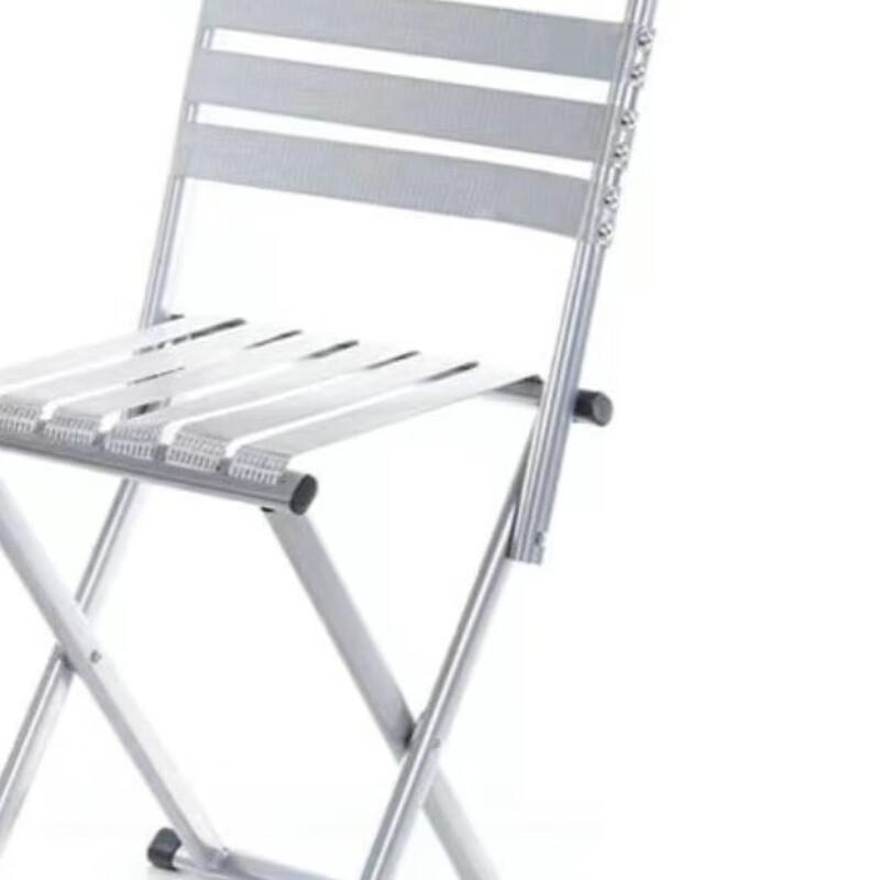 OEING Thickened Flat Tube Outdoor Folding Fishing Chair
