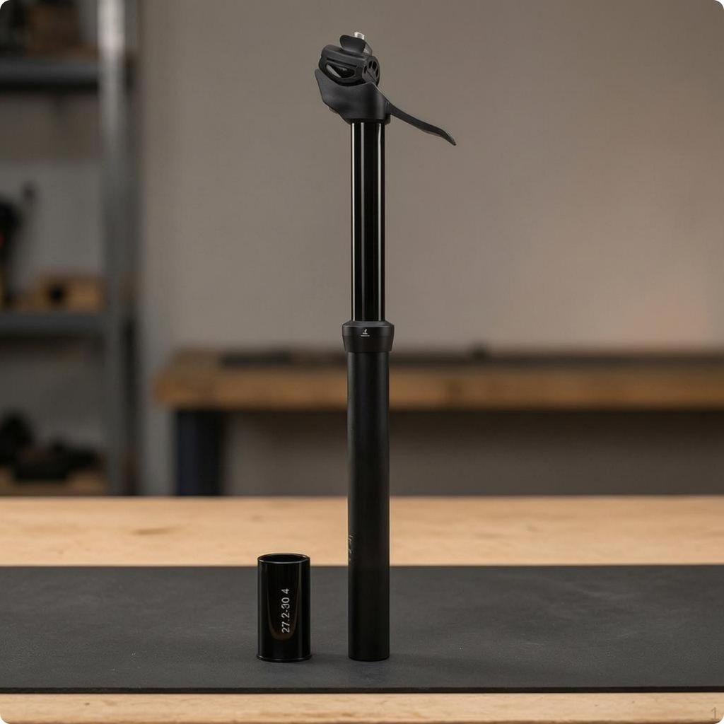Manual Dropper Seatpost Adjustment Range Seat Post Side Lever Telescopic Tube