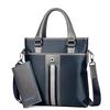Men's Oxford Cloth Vertical Crossbody Shoulder Bag - Business Casual Style