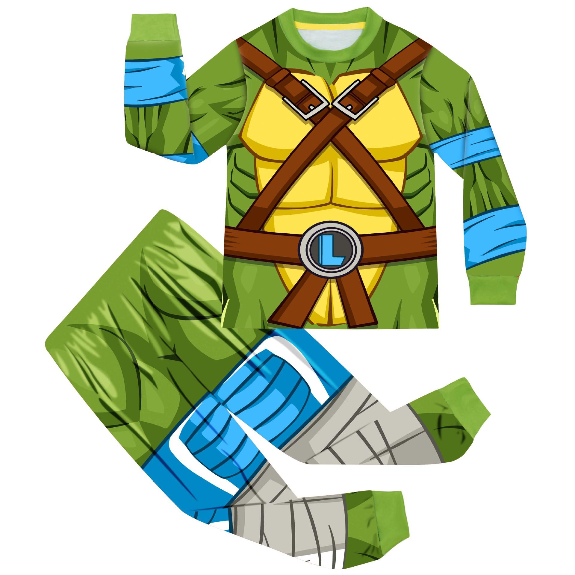 Children s Long-Sleeve Cosplay Pajama Set - Two-Piece Size 110