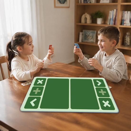 Fidget Spielmatte für Kinder Handelsbrettmatte, Rutschfeste Gummi-Tischmatte 24 x 12 Zoll Spielzeugbrett für Sammler, Geschenk Party