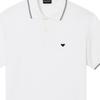 Emporio Armani Striped Logo Cotton Embroidered Short Sleeve Polo Shirt Men Tops EM004607-AF23090-U0003