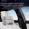 Seasonally Versatile Car Headrest Lumbar Support Seat Cushion Pillow  For All Seasons