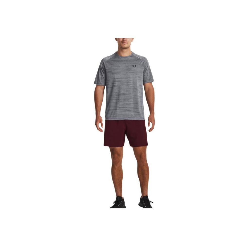 Under Armour Ua Tech™ 2.0 Tiger Logo Print Crew Neck Short Sleeve T-Shirt Men Tops Gray 1377843-012