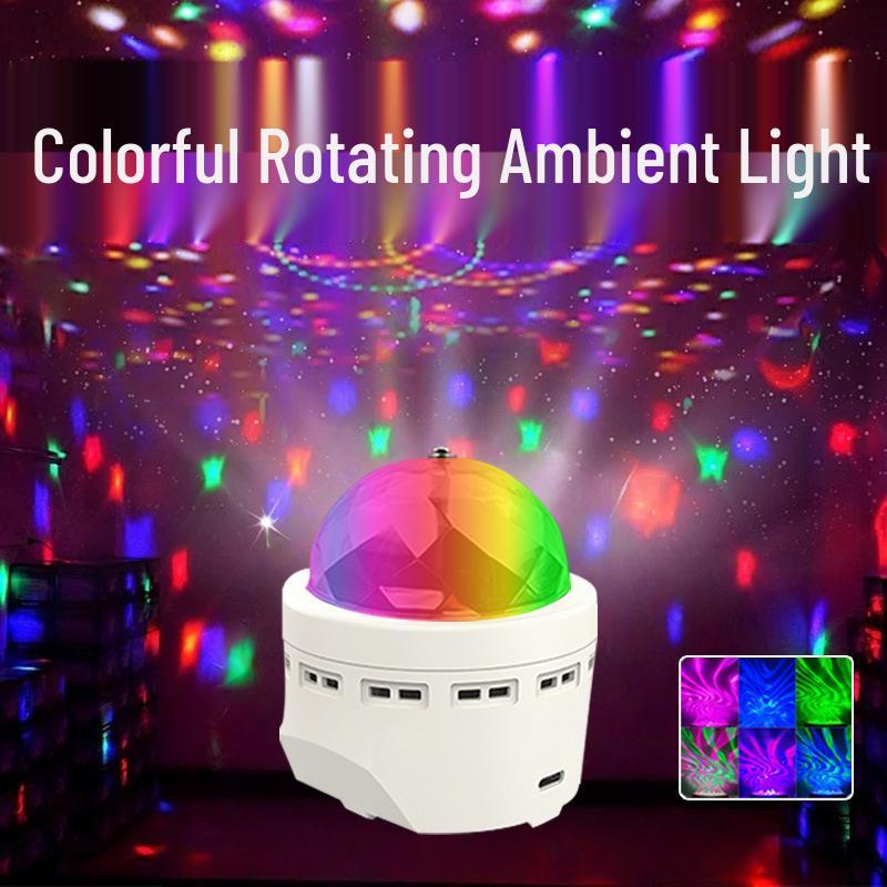 Aurora Starry Sky Projector: Romantic Water Ripple and Colorful Night Light with Stars