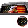 Car Rear Window Decor American Flag Sticker Vinyl Decal Fit For Toyota Tacoma