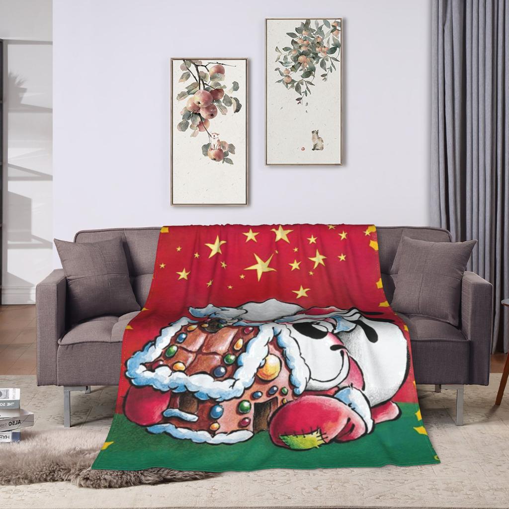 Christmas Diddl Blankets Quality Warm Soft  Bedding Throws Winter Kids Living Room Funny Bedspread