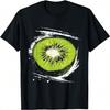 Kiwi Vogel ist wie eine Kiwi Frucht geteilt T-Shirt