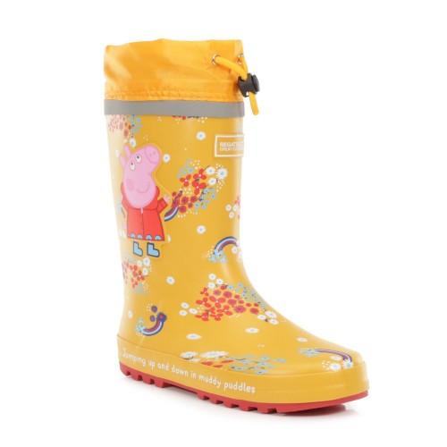 

Peppa Pig Childrens/Kids Splash Floral Wellington Boots 2 UK