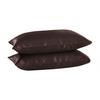 Pillowcase Satin Silk Color Bedding Envelope Closure Pillowcases