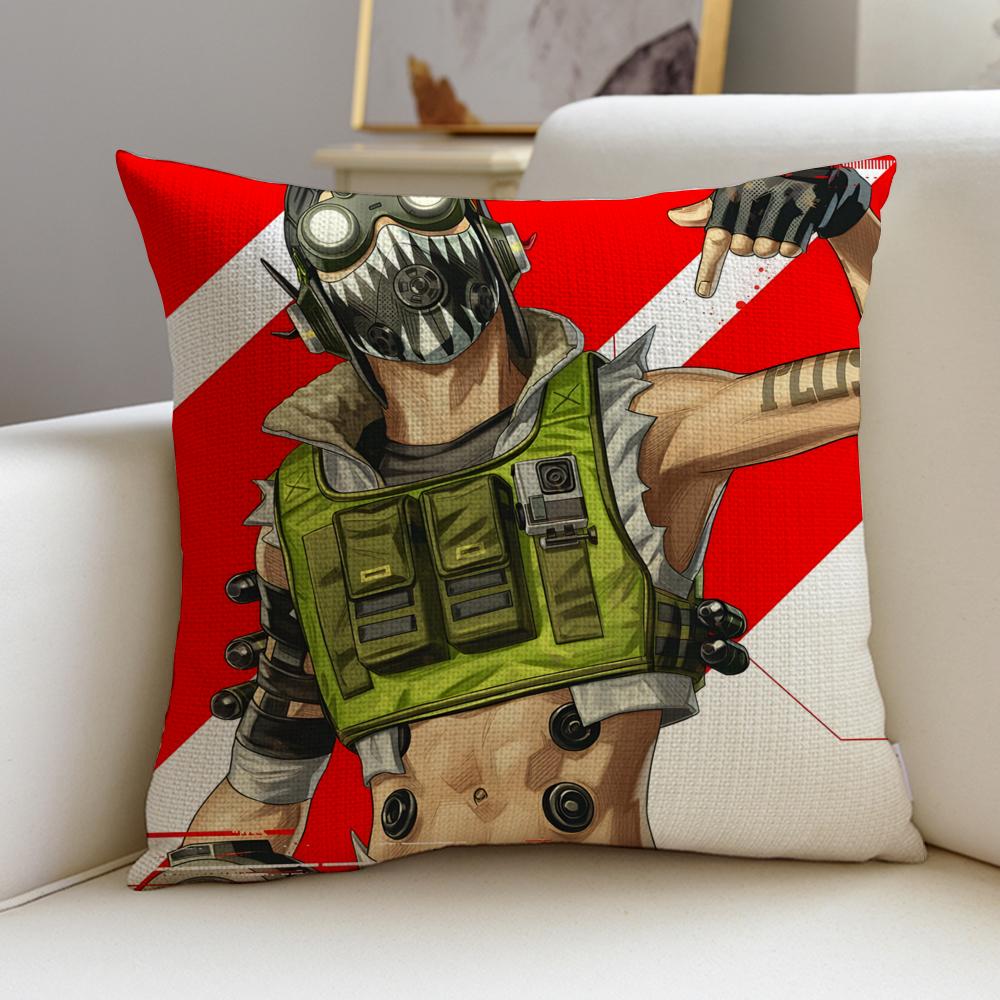 Competitive AApex LegendsS Cushion Cover Breathable and skinfriendly linen pillowcase square removable and washable cushion