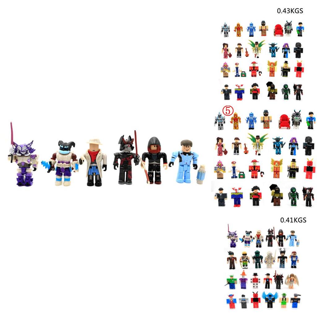 Unikalny zestaw 24 sztuk figurek akcji z gier Roblox Ekscytujący prezent dla młodych fanów