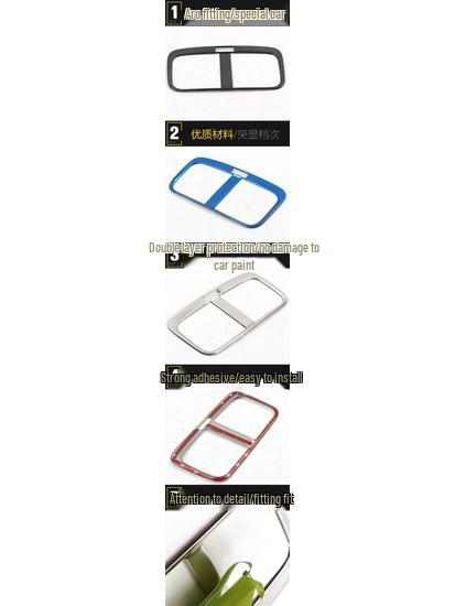 Baojun 530 Rear Air Outlet Decorative Frame - Stainless Steel Accessory