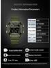 SANDA Square Multi-Function Digital Sports Watch: Waterproof, Luminous, Ideal for Students and Parties