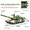 1:32 Tiger Tank Type ZTZ-99 Model Toy Car Alloy Diecast Rotatable Turret Vehicles Sound Light Models Toys Gift for Children