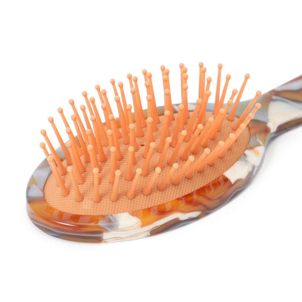 Francfranc Oval Hair Compact Hairbrush, Brown, Comb, Care,