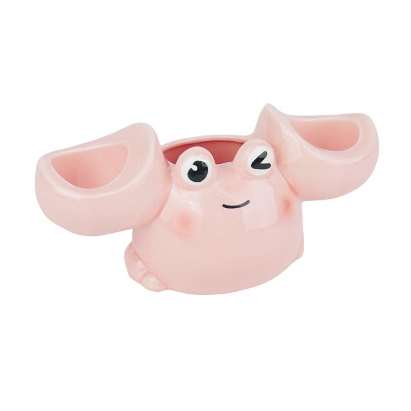 New Cartoon Crab Ceramic Electric Toothbrush Storage Rack Bathroom Washstand Toothpaste Toothbrush Holder Looks Great Next to Soap Dispenser