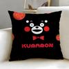 Classic Cartoon Character Kumamon Cushion Cover Soft & Easy-Wash Pillow Case – Versatile For Couch, Bed, Travel And Office