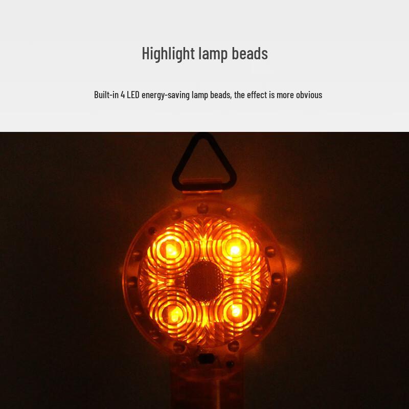 Handheld Dry Battery Disc Warning Light