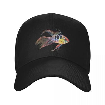 German Blue Ram Cichlid Baseball Cap Derby Hat Dad Hat Winter Hat Luxury Woman Mens