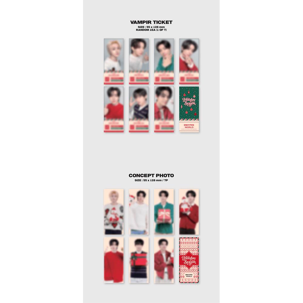 ENHYPEN [ENHYPEN WORLD COUPON CARD COLLECTION] HOLIDAY SEASON BASIC Ver.