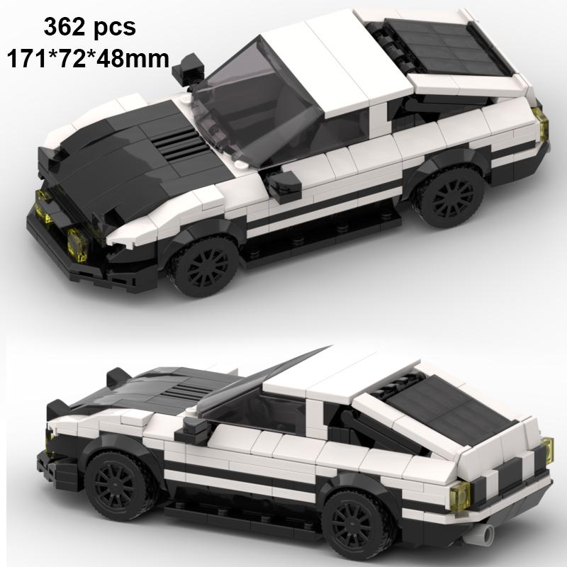 City Technical Car Speed  Racing Car Building Blocks Sports Police Car Pick Up MOC Creative Vehicle Toys