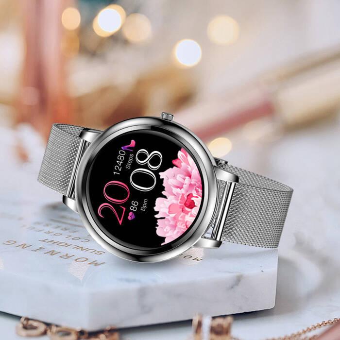 Smartwatch Damski Pacific 28-1 - Ciśnieniomierz (Zy023A)
