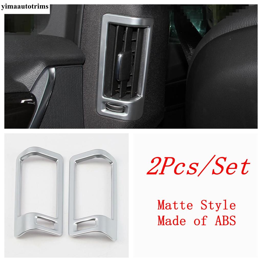 Car Pillar B Air AC Conditioning  Vent Outlet Frame Stickers Decoration Cover Trim For VOLVO XC60 2018 - 2024 ABS Accessories