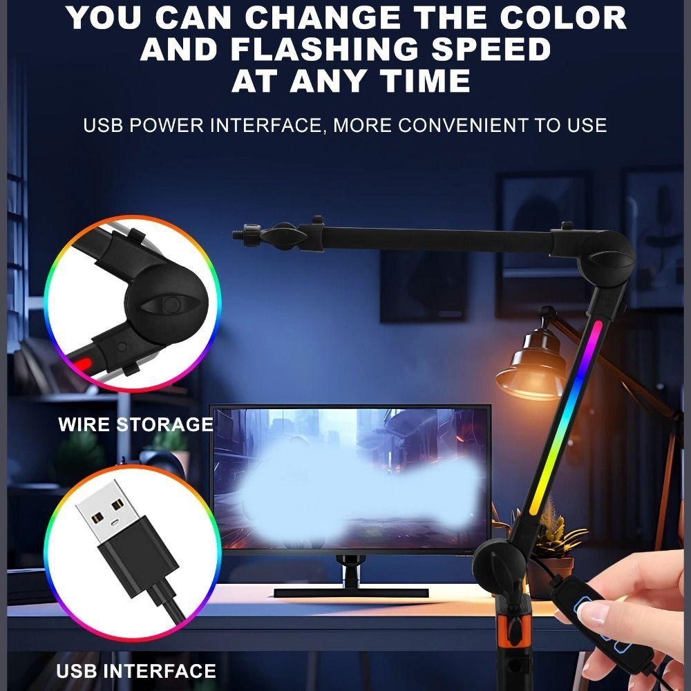 Universal Microphone Boom Arm Sturdy Desktop Stand Professional Grade Mic Stand  Podcasting