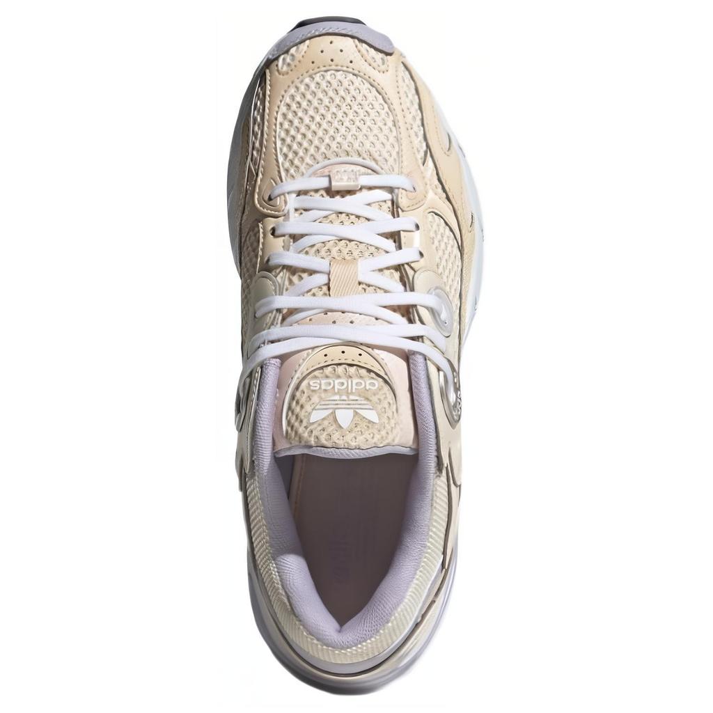 Adidas Originals Astir Mesh Comfortable Versatile Shock Absorbing Durable Low Top Lifestyle Casual Shoes Unisex Casual Shoes Beige Silver JH7351