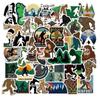 50 Pack Funny Vinyl Stickers,Wild Doodle Large Bulk Sticker Decal