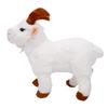 Goat Plush Toy Soft Adorable Realistic Goat Stuffed Animal for Birthday Present Home Ornament White