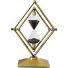 Creative Geometric Hourglass Ornament: Luxury Soft Furnishings for Office or Study Decor