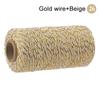 2mm 100M Macrame Cord Corda di cotone Spago Filo Stringa Artigianato Cucito fai da te Fatti a mano Arazzi Boemia Festa di nozze Decorazioni per la casa