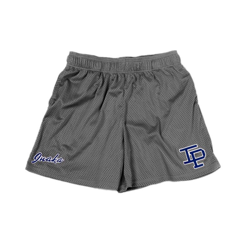 Men s Trendy Cross-Border Sports Shorts: Casual, Breathable, Quick-Drying Fitness & Basketball Three-Point Pants M темно-серого