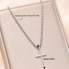 Fashionable Crosses Pendant Necklace Elegant Styles for Men and Women Sturdy Alloy Minimalist Jewelry Accessory