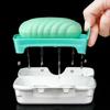 Simple Soap Container  Japan Imported Travel Portable Plastic  Box with Leachable Interlayer Soap Dish for Bathroom on Sale