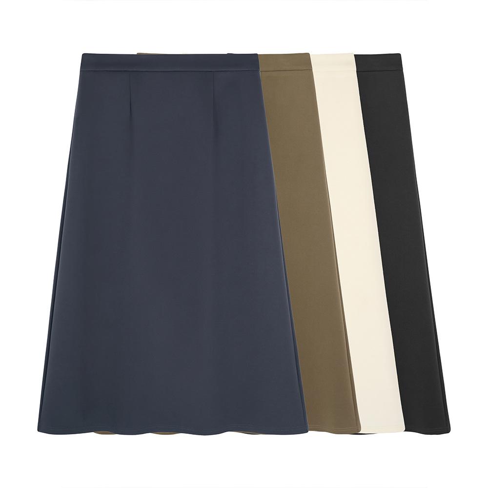 Plus Size High Waist A-Line Skirt: Flaw-Covering, Slimming, Versatile